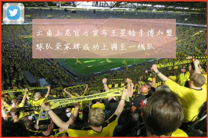 云南玉昆官方宣布王星皓李博加盟球队荣家辉成功上调至一线队